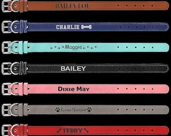 Custom Engraved Dog Collars