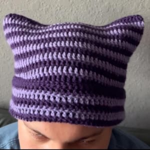 Crochet Cat Ear Beanie