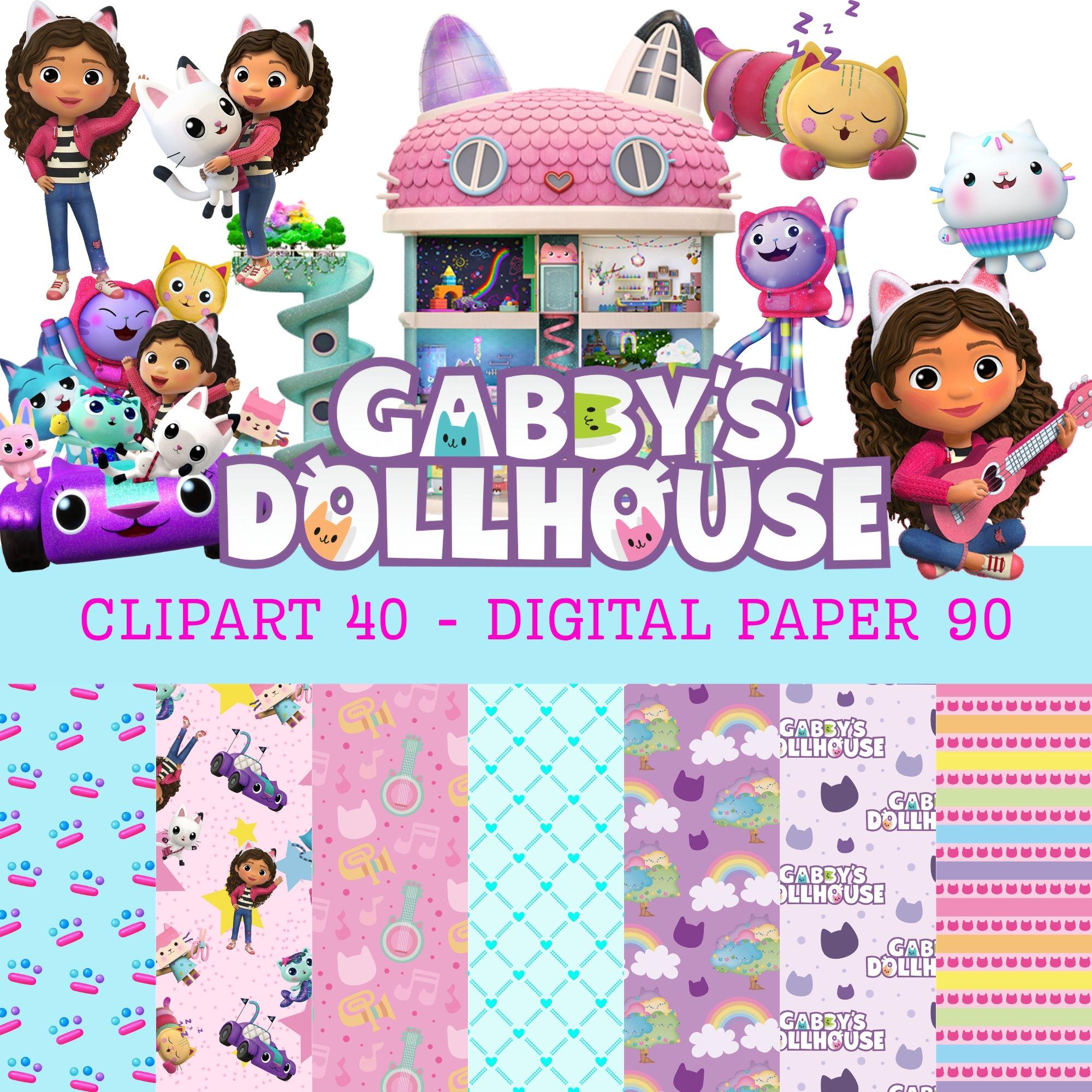 Kit De Pintura De Figuras Gabby's Dollhouse | Set De 2 Figuras De Escayola Con Pinturas Y Pinceles, Regalo Creativo Para Niñas
