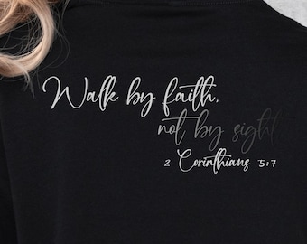 Womens Christian Faith Oversize Sweatshirt, Ultra Comfortable Plus Size Scripture Crewneck Sweater Jesus Gift for Mom Plus Size Church Shirt