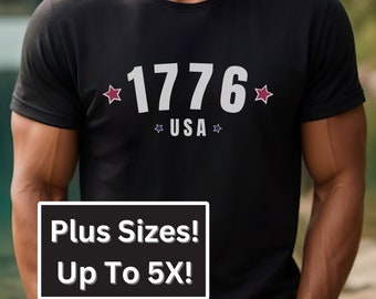 1776 4th of July Shirt Essential Patriotic Voting Tshirt Red White and Blue Summer Vibe Tee Beach Vacation Mens Womens Teenager Top Gift For