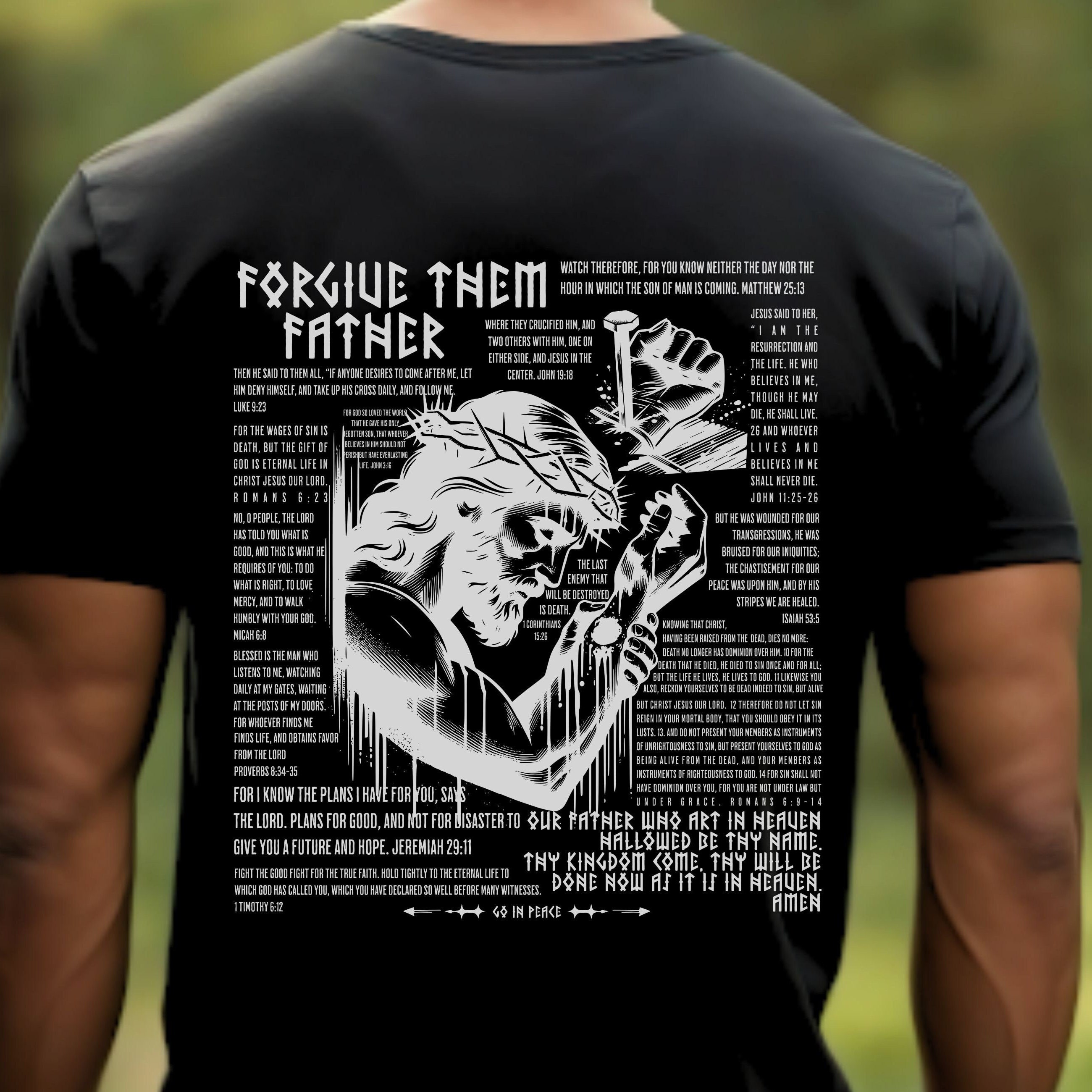 AMEN Religious Tees Let God's will Be Done AMEN Religious Tees Let God's will Be Done