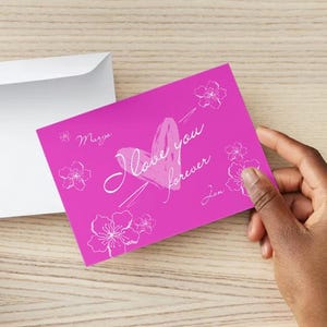 Plantilla de tarjeta de felicitación editable de Canva / Descarga instantánea / Diseño minimalista / Perfecta para eventos y celebraciones