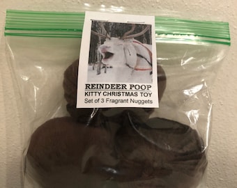 Reindeer  Poop   Catnip  Toys