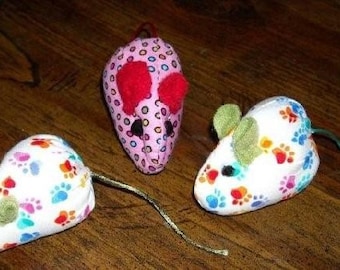 Two Garden Fresh Catnip Mice