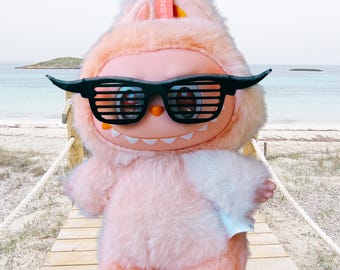 Black Sunglasses, Fit Labubu, Labubu outfit, Labubu clothes, 3D printed in USA, Labubu accessories, Summerween, Halloween gift, Gift for her