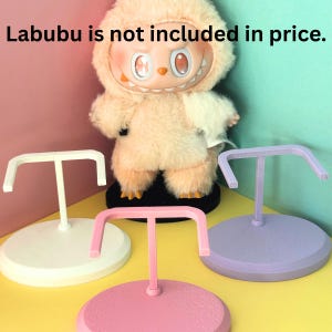 Doll stand, fits Labubu ‘Big Into Energy’, Labubu gift, Labubu accessories, Labubu outfit, Made in USA, 3D printed