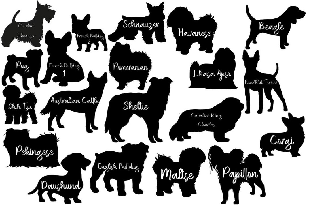 Dog Name Sticker Design Custom Vinyl Decal: Dog Name Sticker, Car Window Decor - Etsy