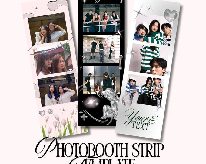 Y2K Photobooth Canva Template Korean Photobooth Instagram Story Digital