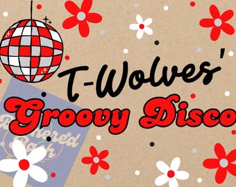 Groovy Disco Party Banner – Editable Canva Template | Cheer Team, School Events, Staff Parties