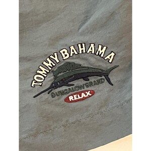 Vintage Tommy Bahama Swim Shorts XL Bungalow Brand Fish Relax Lined Hong Kong 90 image 6