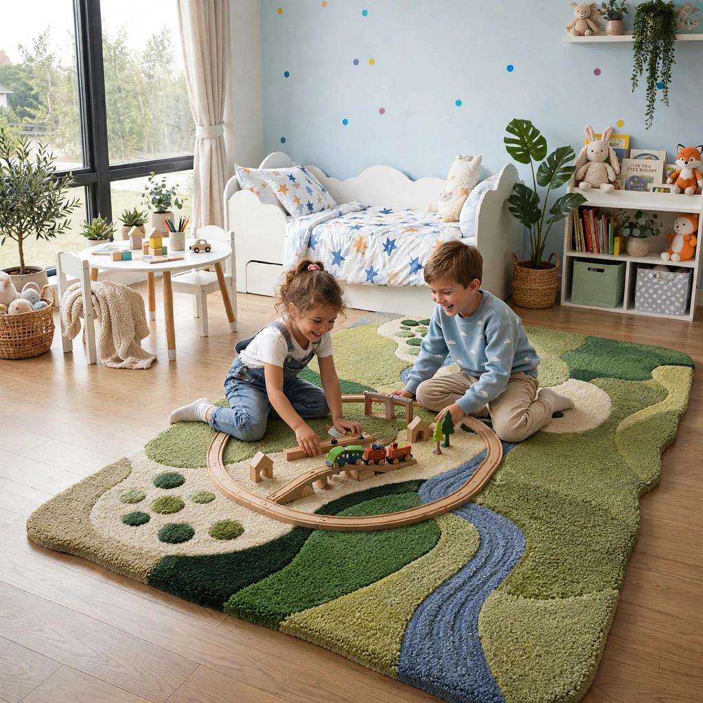 Landscape Play Rug - Etsy