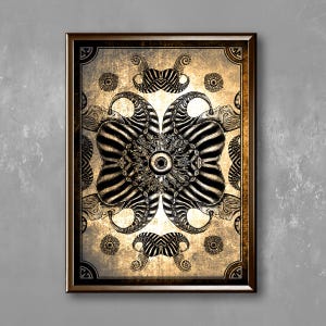 Inner Eye, mystic, psychedelic,  spiritual, alchemy, occult art, vintage esoteric print, poster (DIGITAL DOWNLOAD)
