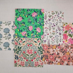 Blumen, Designer Papier Servietten Set für Decoupage, Kraft Papier, Sommer Papier, Floral