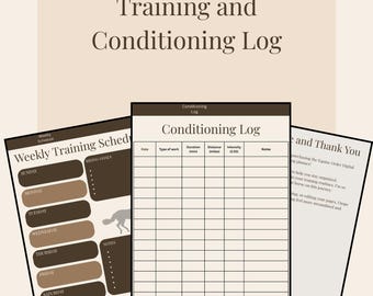 Equine Training Planner