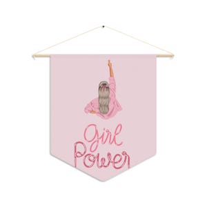 Girl Power Pennant: Inspirational Feminist Wall Decor