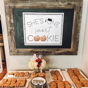 Graduation Smart Cookie Sign -- Sweet Table -- Cookie Bar INSTANT DOWNLOAD PDF File by Beth Kruse Custom Creations