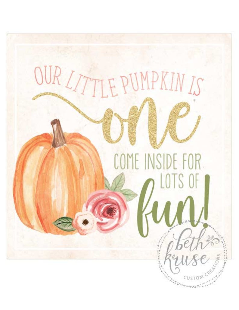 Pumpkin Patch Printable Welcome Sign Instant Download - Etsy
