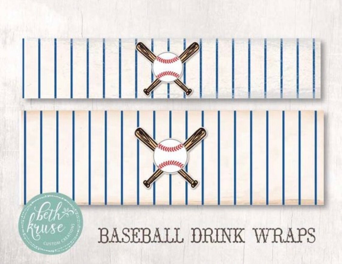 Baseball Happy Birthday Printable Banner INSTANT DOWNLOAD by | Etsy