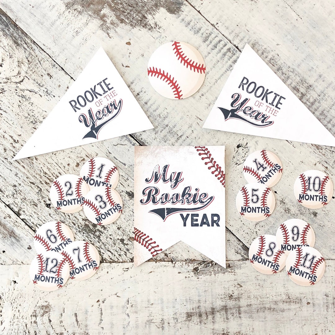 Baseball Rookie of the Year Package Month by Month Etsy