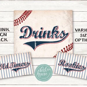 Scoreboard Baseball Backdrop -- Customized Printable PDF File -- Click ...