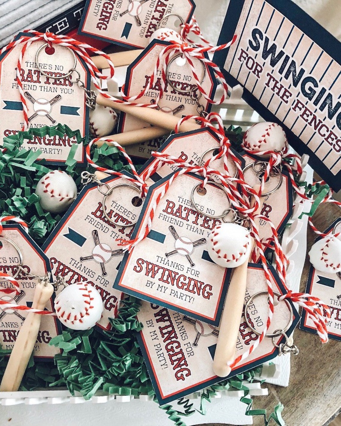 Baseball Favor Tags INSTANT DOWNLOAD by Beth Kruse Custom Etsy