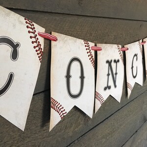 Baseball Happy Birthday Printable Banner INSTANT DOWNLOAD by Beth Kruse ...