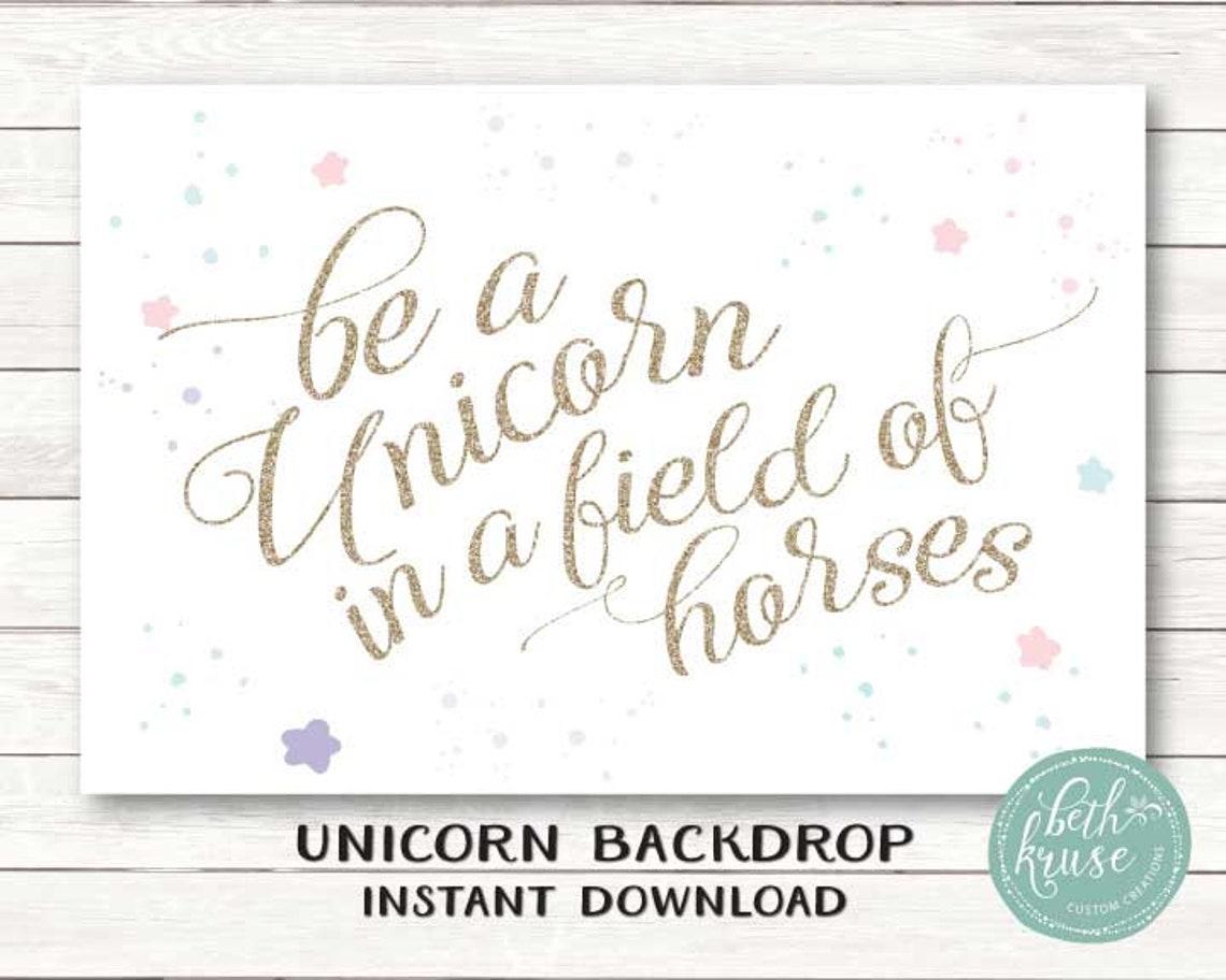 Unicorn Party Game Pin the Horn on the Unicorn Printable - Etsy
