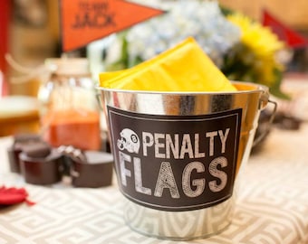 Penalty Flags Printable Sign INSTANT DOWNLOAD by Beth Kruse Custom Creations