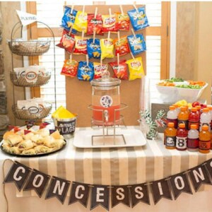 Concession Stand 11x17 Printable Sign INSTANT DOWNLOAD -- Chalkboard ...