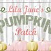 Pumpkin Patch Sign Floral Printable PDF File Custom - Etsy
