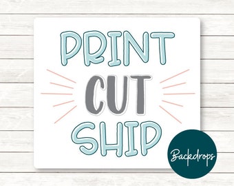 Custom Backdrop Printing Service: We Print & Ship (24x36 Size)