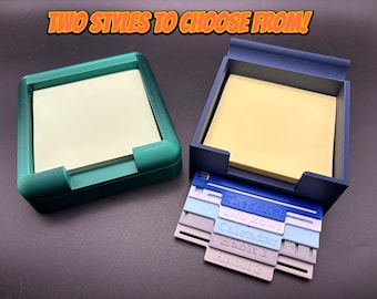 Post-it-houder met stencils