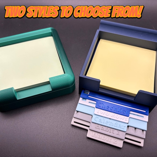 Porta Post-it con stencil