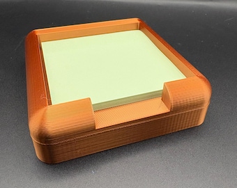 Soporte para notas Post-it con plantillas | Compartimento de almacenamiento magnético