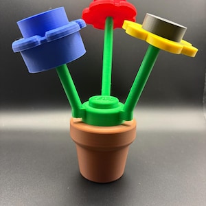 Lego Flowers and Pot
