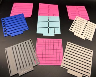 Ersättningsschabloner för Post-it-lapphållare