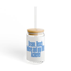 Inspirational Sipper Glass, 16oz