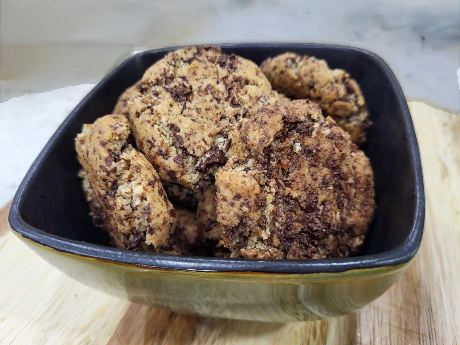 Maple Syrup Eggless Almond Flour Chocolate Chip Cookies Raw Vegan