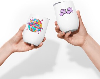 Personalized Bachelorette Party Wine Tumbler