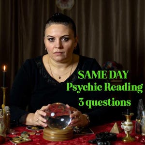 Lectura psíquica el mismo día: 3 preguntas, 98 % de precisión, cartas del tarot, pasado, presente y futuro, predicciones psíquicas, entrega en PDF.