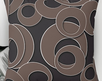 Cojín circular retro