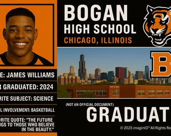 Gepersonaliseerde ID-kaart voor afgestudeerde nieuwigheid · Aangepaste afstudeerherinnering · Cadeau voor senioren