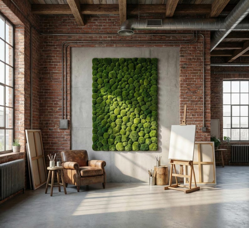3D Moss Rug – Forest Floor Area Rug – 8x10 Hand Tufted New Zealand Wool Nature Inspired Green Carpet – Arons Rugs