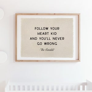 Sandlot Quote Flag, Nursery Wall Decor, Wall Art Pennant Banner, Kids Room Decor, Boys Baseball Bedroom Decor