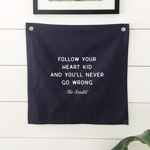 Sandlot Quote Flag, Nursery Wall Decor, Wall Art Pennant Banner, Kids Room Decor, Boys Baseball Bedroom Decor