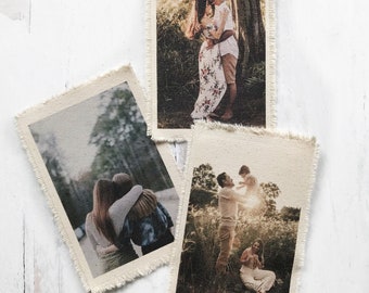 Personalized Gift For Mom, Custom Portrait Mini Photo Tapestry, Canvas Photo Prints, Personalized Wall Art, Customized Quote Gift