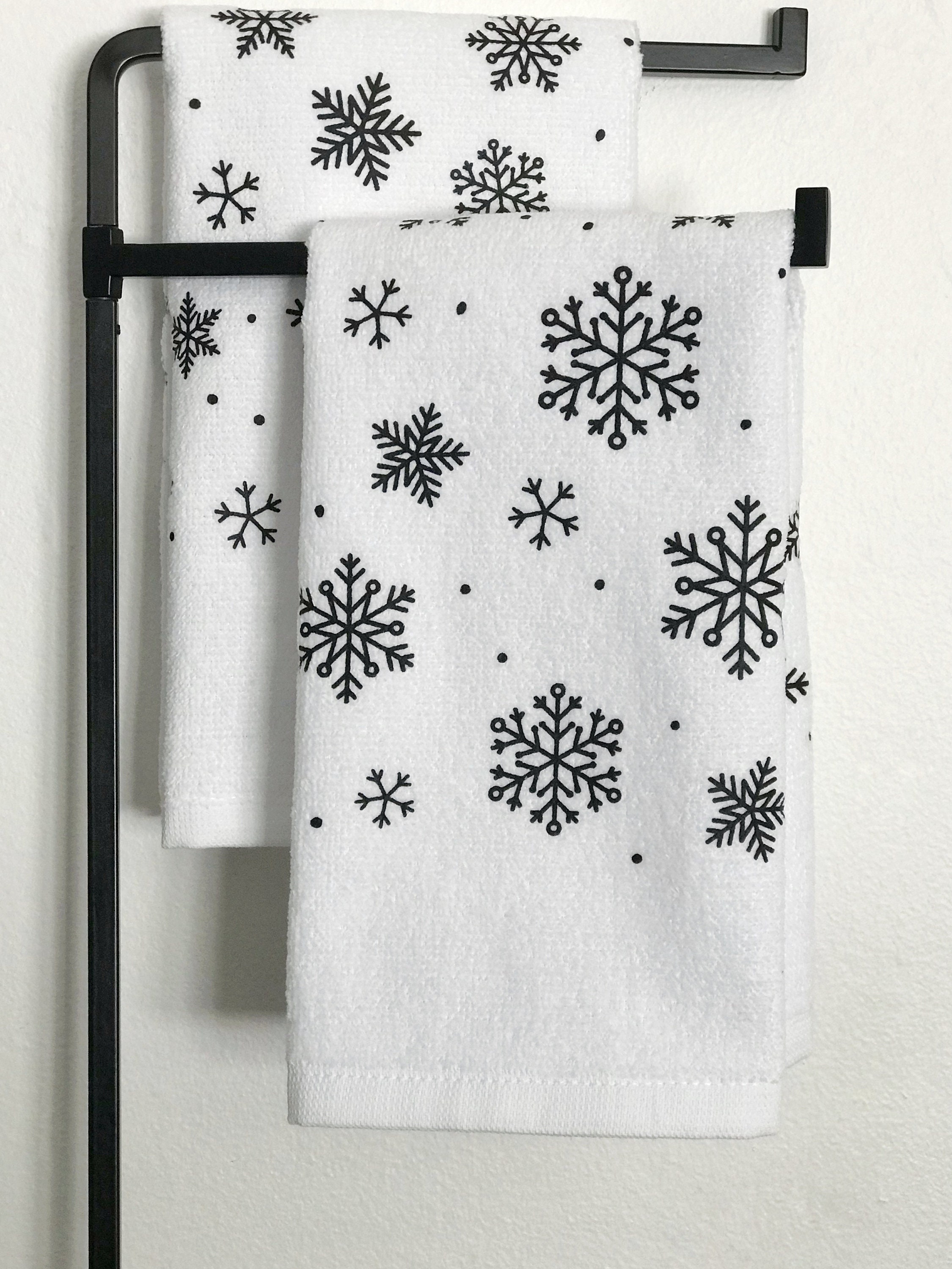 Fingertip Hand Towels for Bathroom Cabin Bath Towels Hand Towel Set for  Bathroom Decorative Winter Kitchen Towel Christmas Bathroom Soft Absorbent  Dish Cloth Fingertip Towel For Oven Stove Handle 