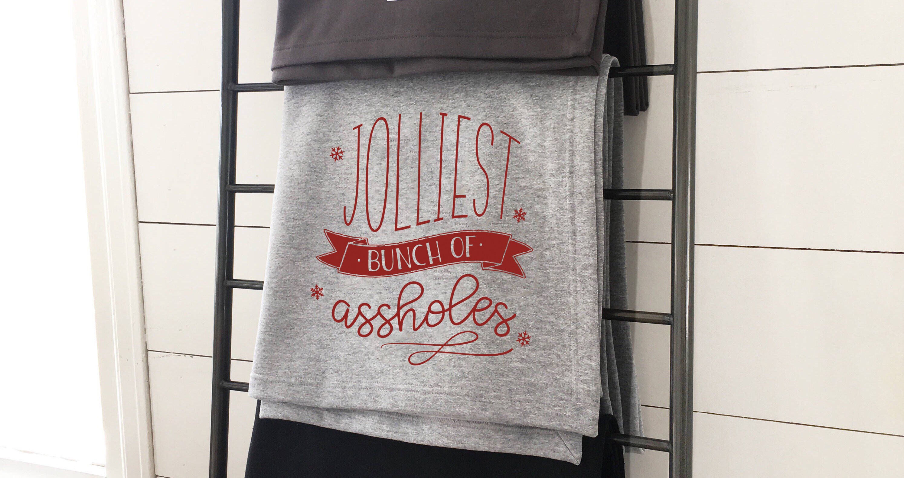 Christmas Throw Blanket Christmas Vacation Jolliest Bunch Etsy