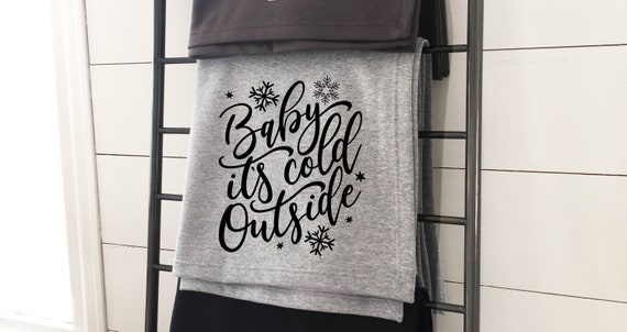 Baby it's cold outside blanket sale